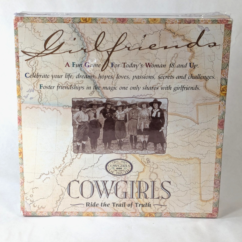 1998 Cowgirls Ride the Trail of Truth Board Game Side Saddle NEW Sealed
